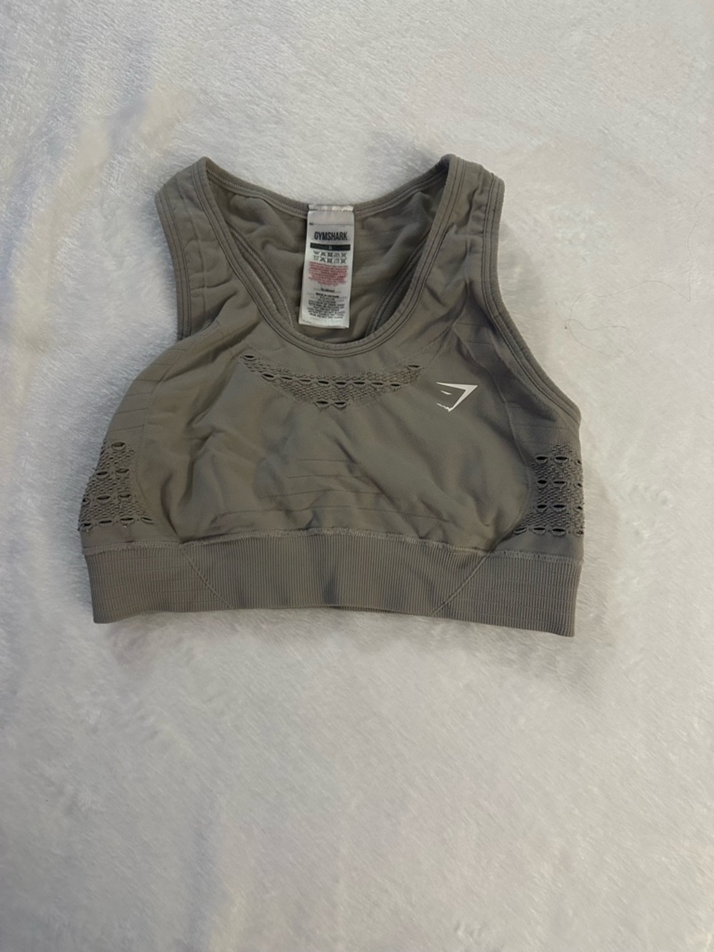 Gymshark Grey Seamless Sports Bra